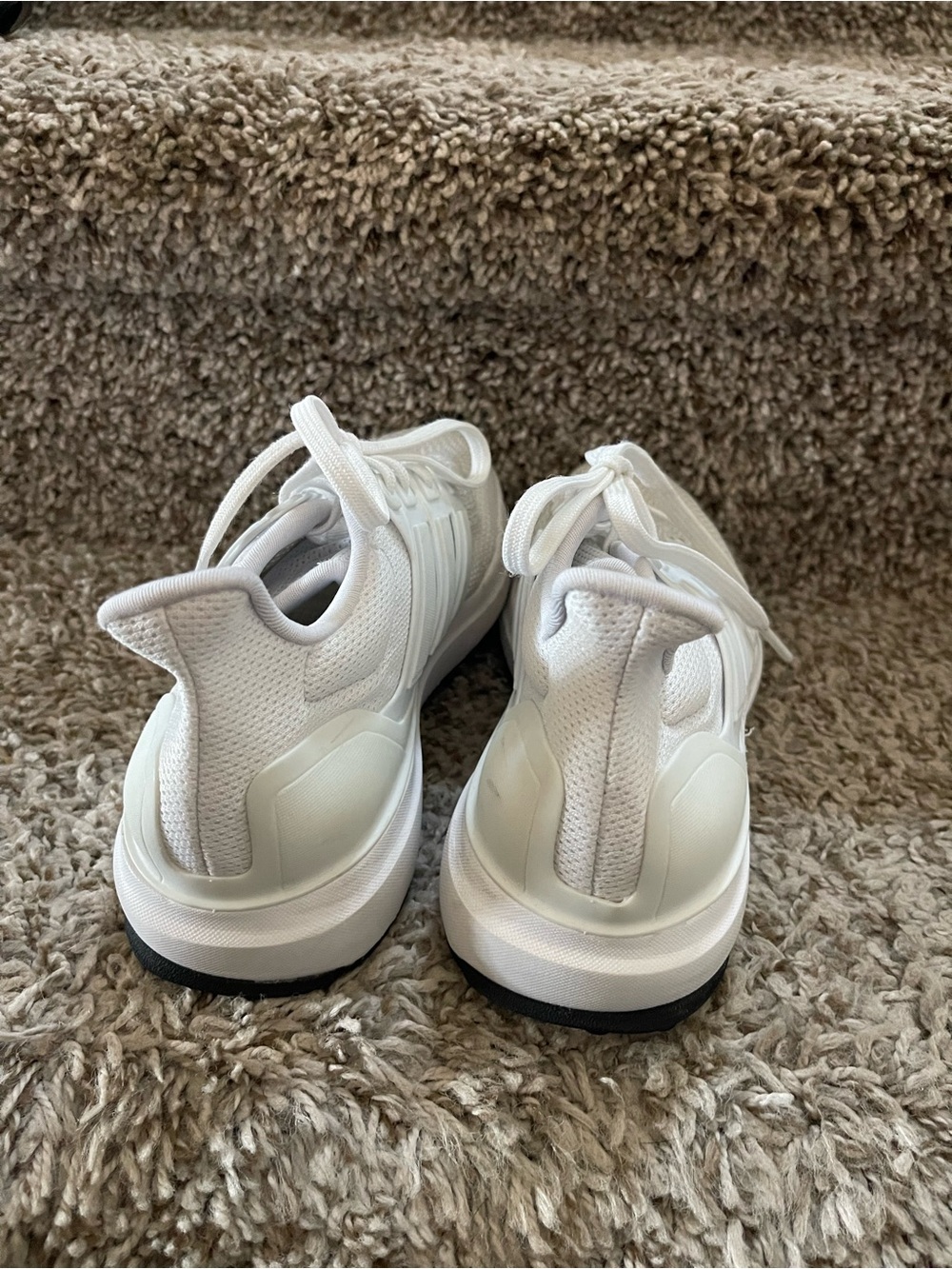 adidas White Mesh Athletic Sneakers - Picture 5 of 6